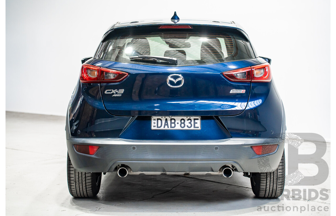 03/2015 Mazda Cx-3 Akari (AWD) DK 4d Wagon Blue Turbo Diesel 1.5L