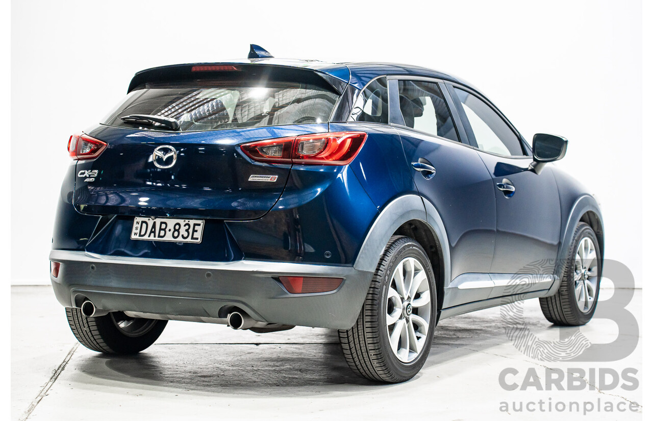 03/2015 Mazda Cx-3 Akari (AWD) DK 4d Wagon Blue Turbo Diesel 1.5L