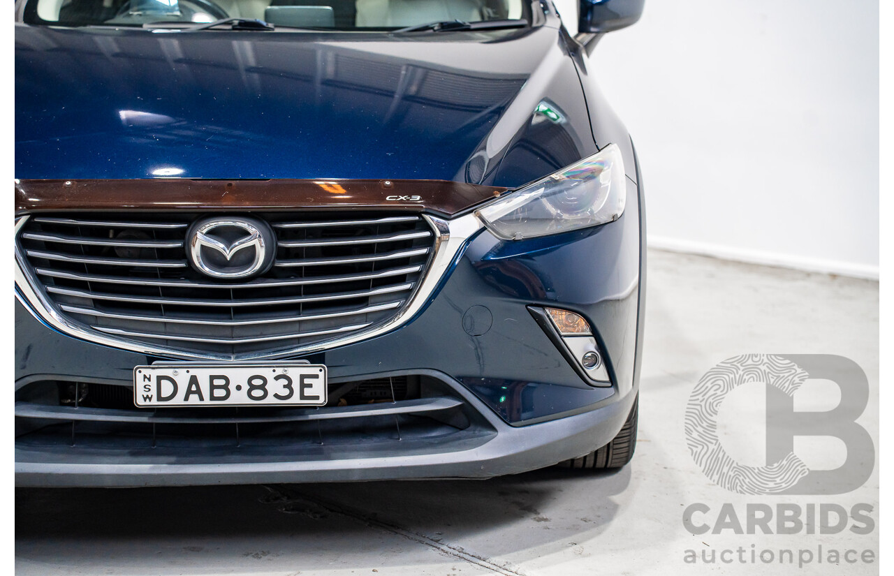 03/2015 Mazda Cx-3 Akari (AWD) DK 4d Wagon Blue Turbo Diesel 1.5L