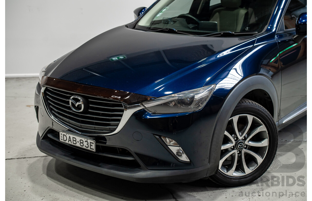 03/2015 Mazda Cx-3 Akari (AWD) DK 4d Wagon Blue Turbo Diesel 1.5L