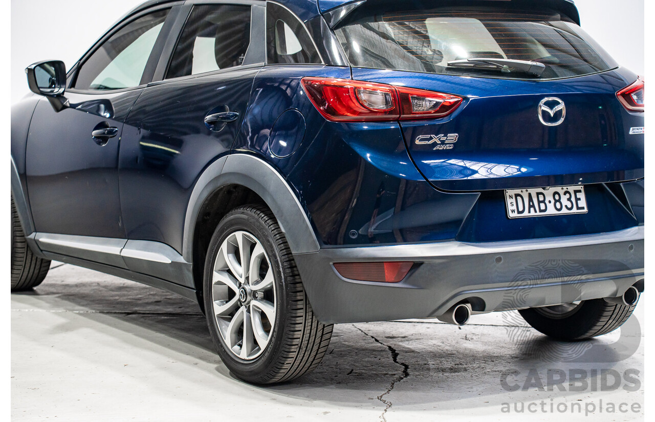 03/2015 Mazda Cx-3 Akari (AWD) DK 4d Wagon Blue Turbo Diesel 1.5L