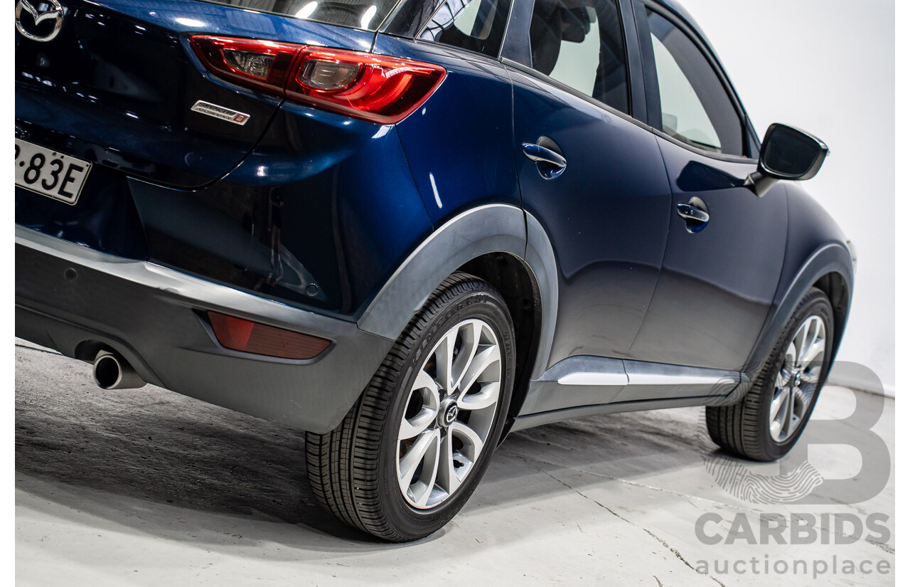 03/2015 Mazda Cx-3 Akari (AWD) DK 4d Wagon Blue Turbo Diesel 1.5L