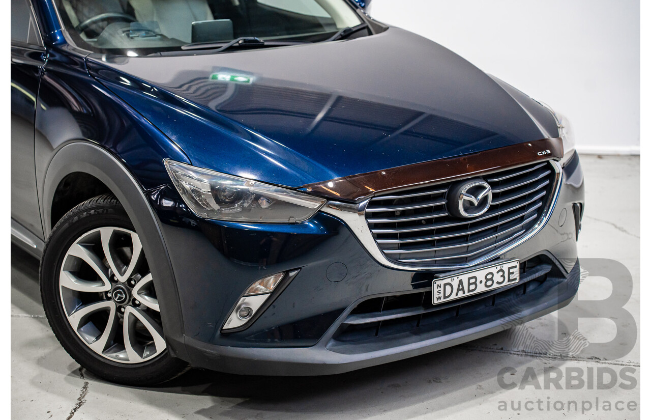03/2015 Mazda Cx-3 Akari (AWD) DK 4d Wagon Blue Turbo Diesel 1.5L