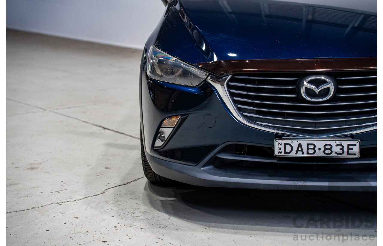 03/2015 Mazda Cx-3 Akari (AWD) DK 4d Wagon Blue Turbo Diesel 1.5L