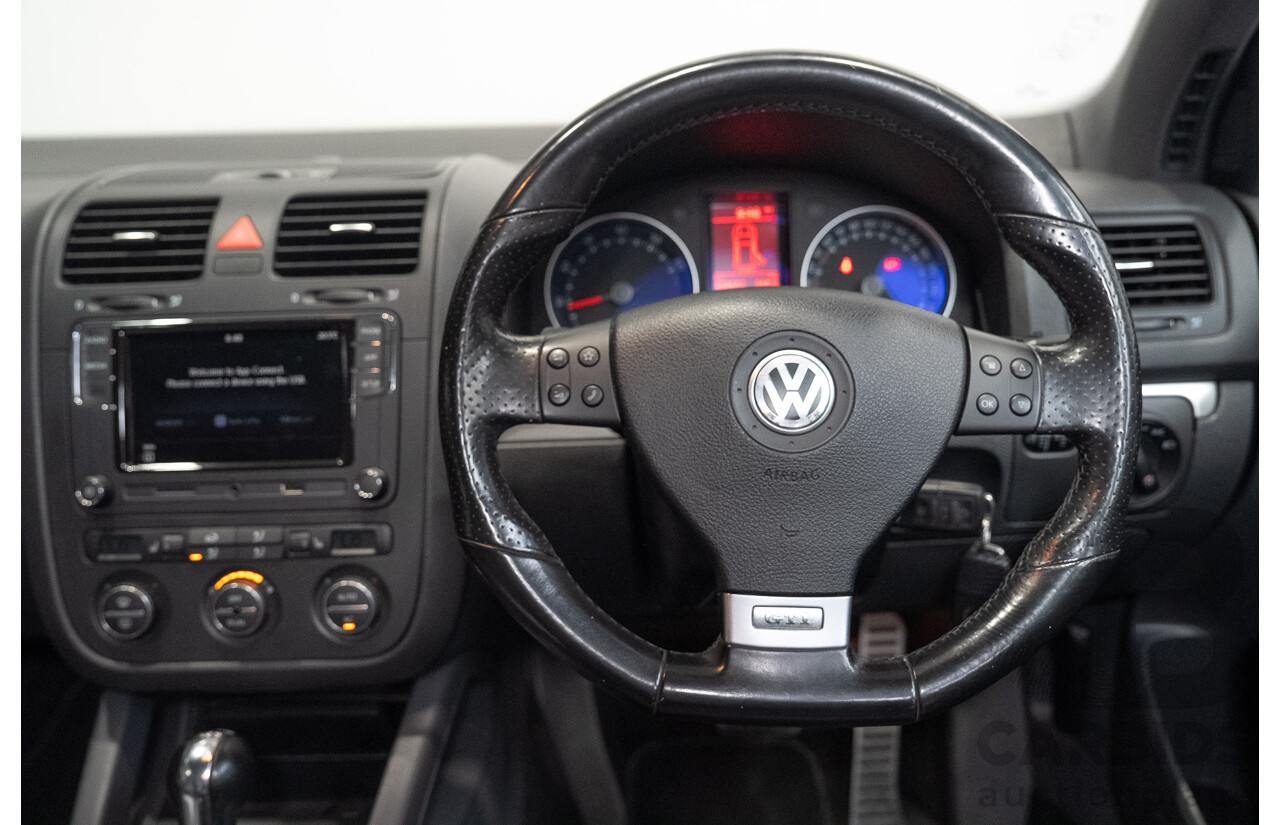 6/2009 Volkswagen Golf GTi 1K MY09 5d Hatchback Candy White Turbo 2.0L