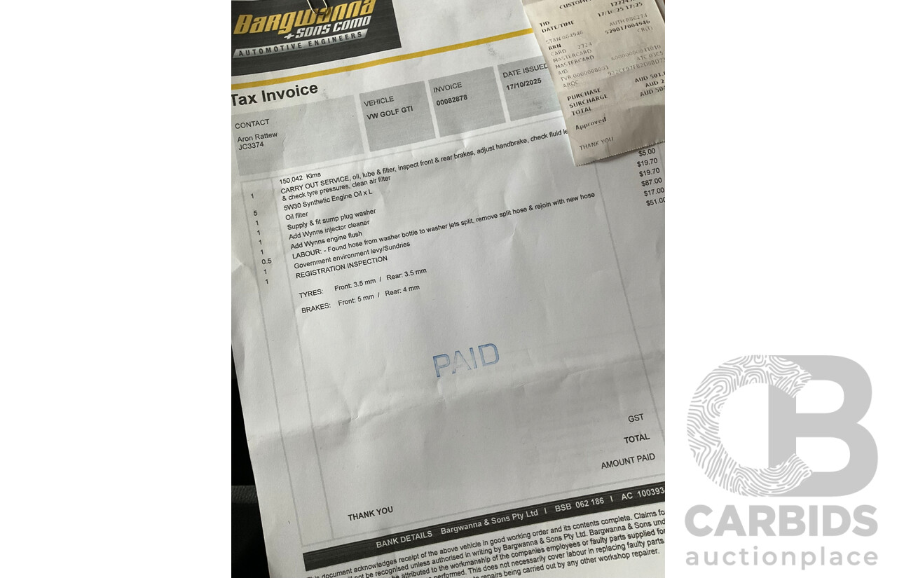 6/2009 Volkswagen Golf GTi 1K MY09 5d Hatchback Candy White Turbo 2.0L