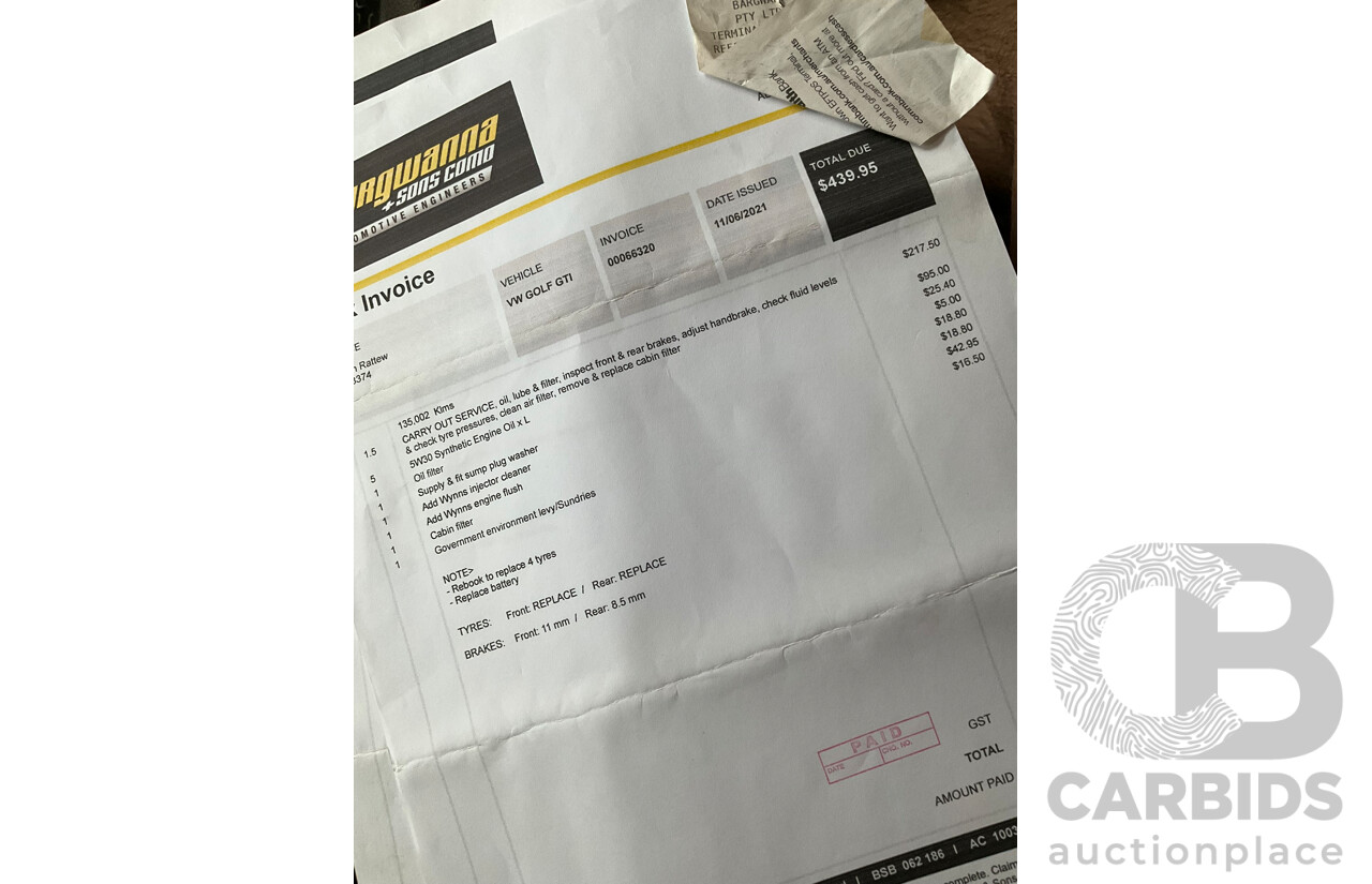 6/2009 Volkswagen Golf GTi 1K MY09 5d Hatchback Candy White Turbo 2.0L