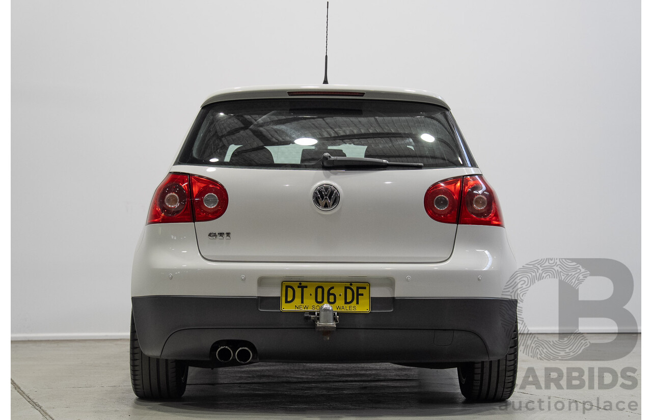 6/2009 Volkswagen Golf GTi 1K MY09 5d Hatchback Candy White Turbo 2.0L