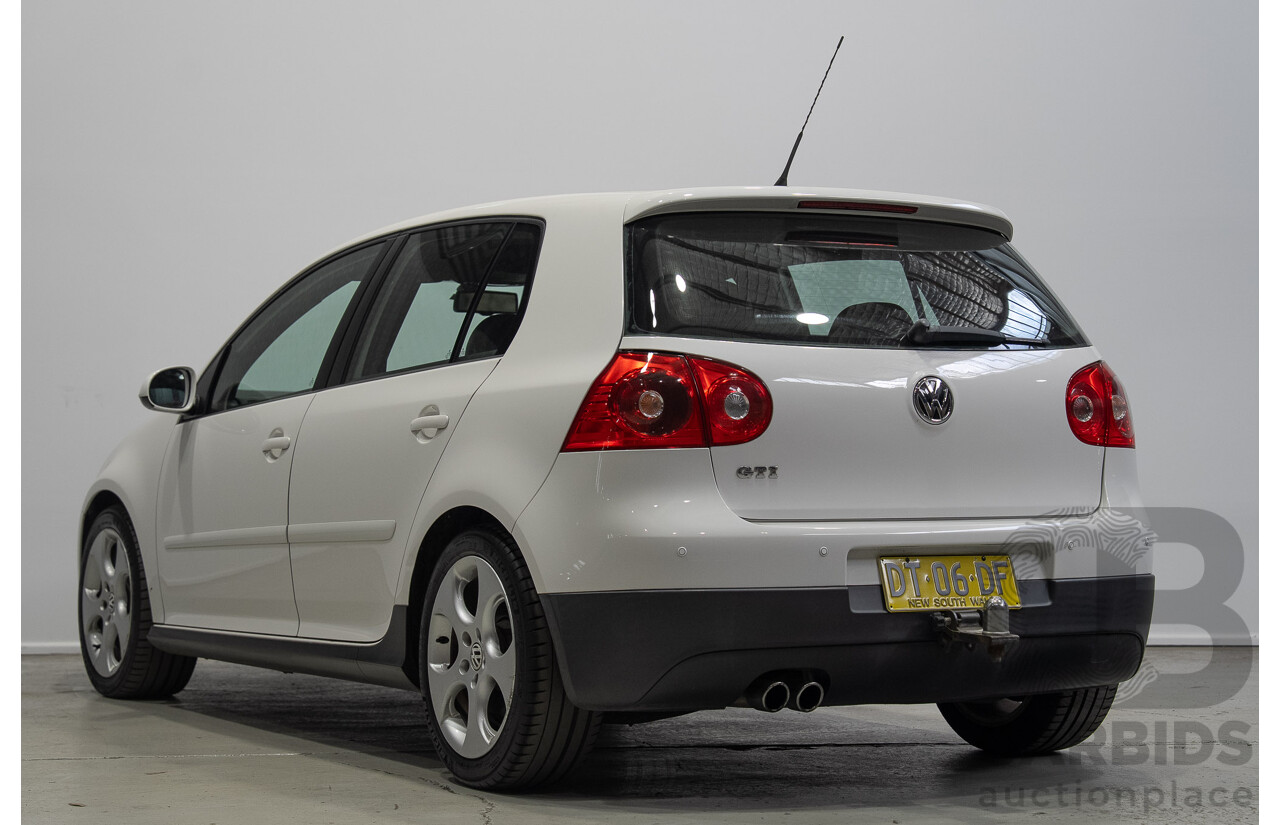 6/2009 Volkswagen Golf GTi 1K MY09 5d Hatchback Candy White Turbo 2.0L