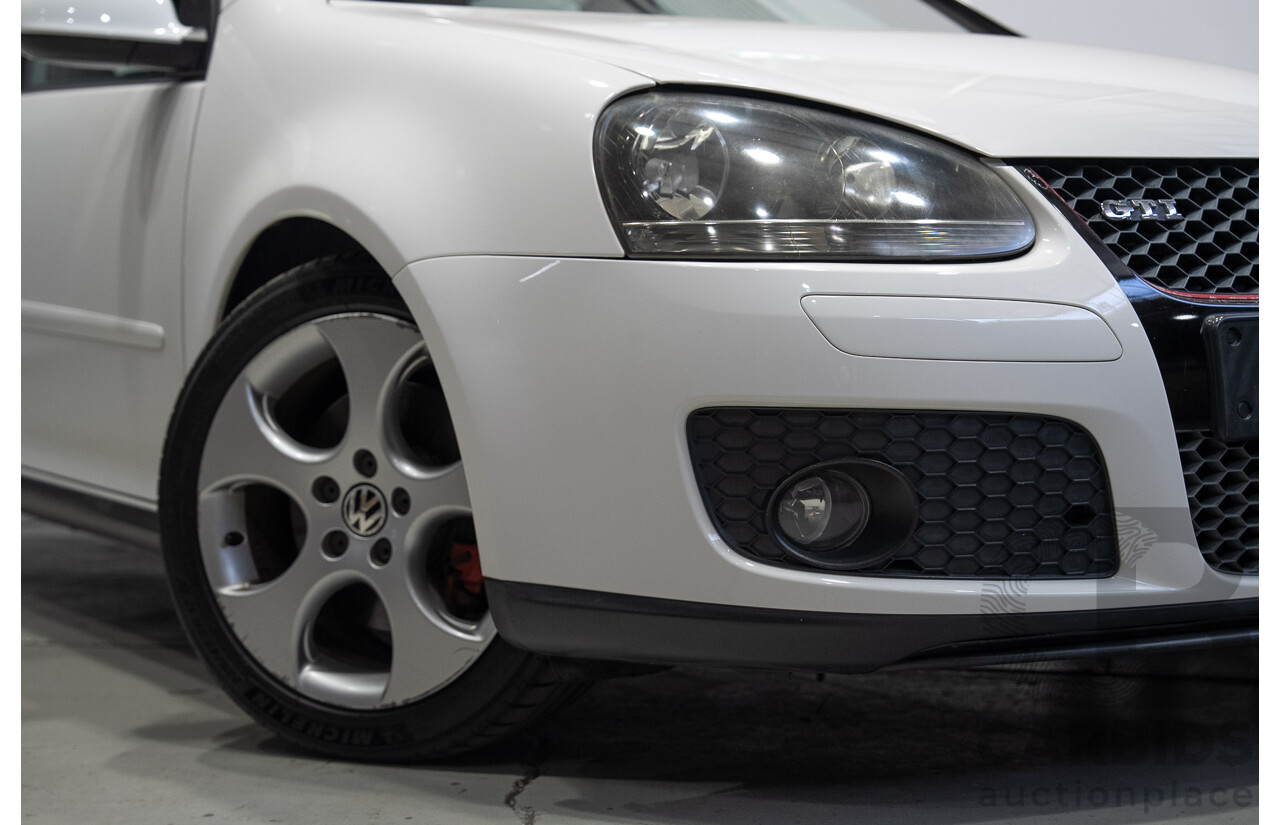 6/2009 Volkswagen Golf GTi 1K MY09 5d Hatchback Candy White Turbo 2.0L