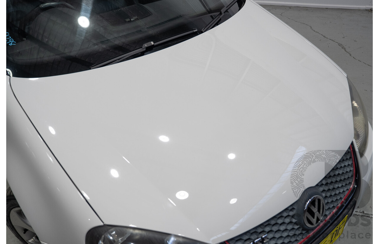 6/2009 Volkswagen Golf GTi 1K MY09 5d Hatchback Candy White Turbo 2.0L