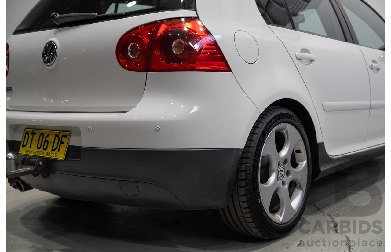 6/2009 Volkswagen Golf GTi 1K MY09 5d Hatchback Candy White Turbo 2.0L