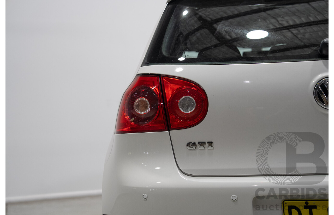 6/2009 Volkswagen Golf GTi 1K MY09 5d Hatchback Candy White Turbo 2.0L