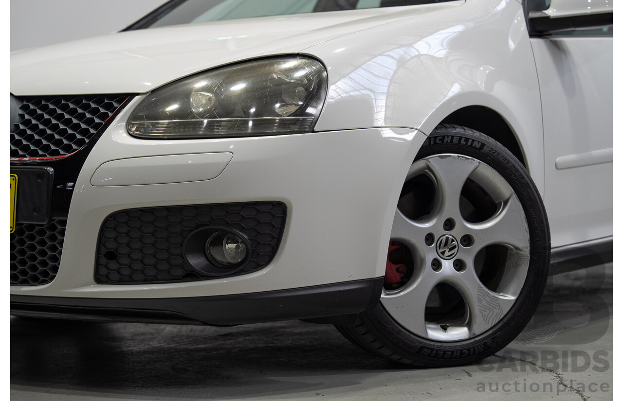 6/2009 Volkswagen Golf GTi 1K MY09 5d Hatchback Candy White Turbo 2.0L