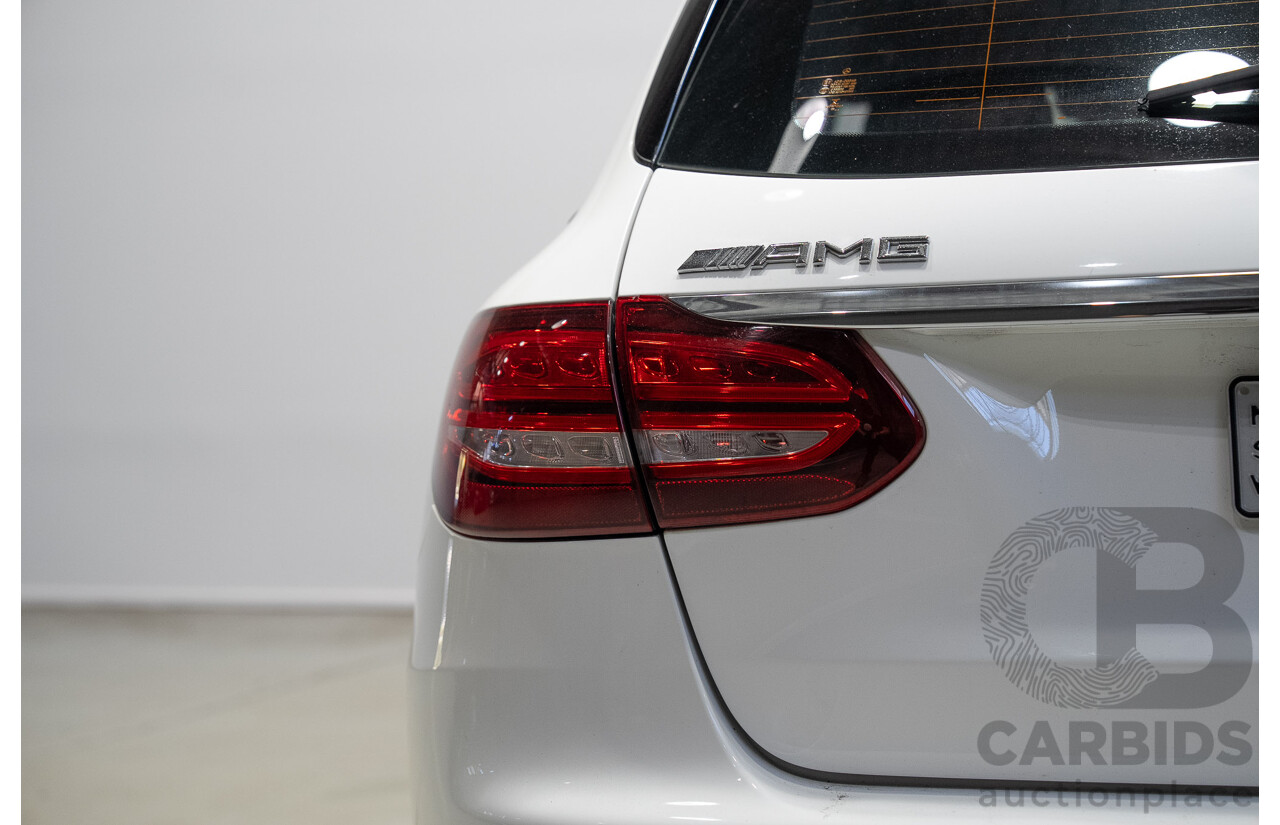 04/2015 Mercedes-Benz C200 205 4d Wagon Polar White 2.0L
