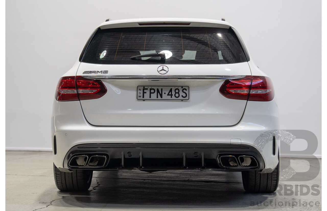 04/2015 Mercedes-Benz C200 205 4d Wagon Polar White 2.0L