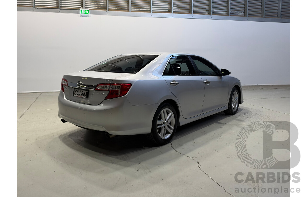 11/2013 Toyota Camry Atara S ASV50R 4d Sedan Silver Or Chrome 2.5L