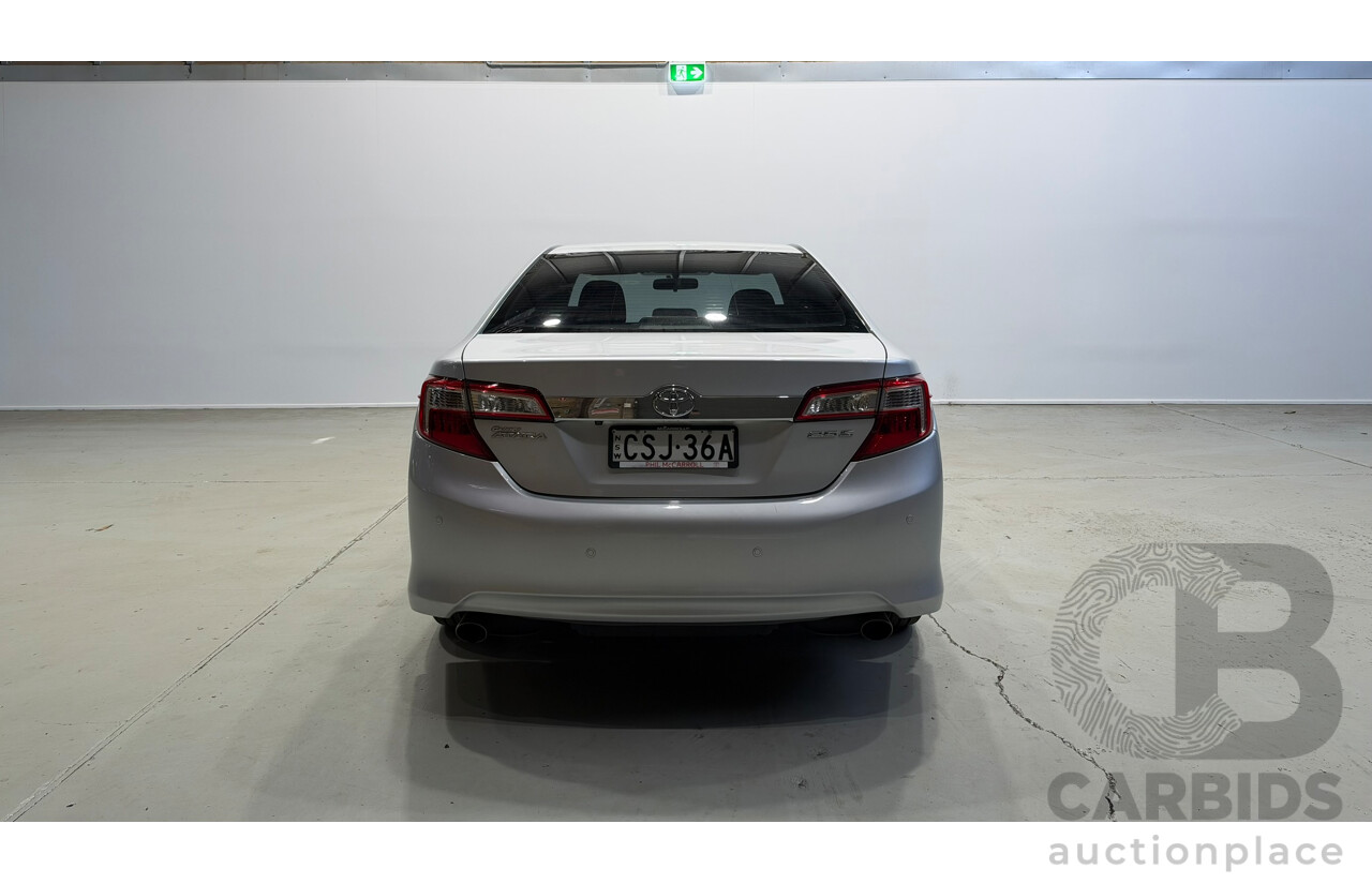 11/2013 Toyota Camry Atara S ASV50R 4d Sedan Silver Or Chrome 2.5L