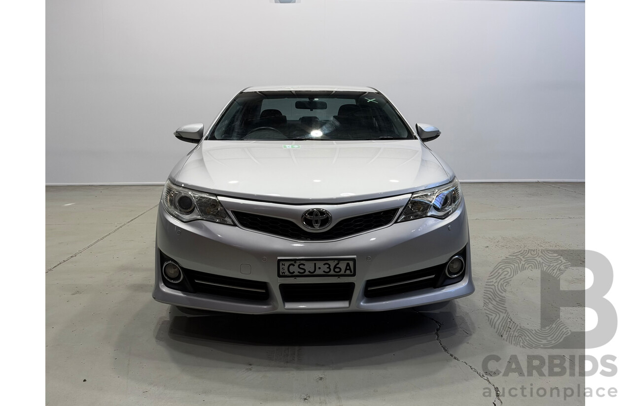 11/2013 Toyota Camry Atara S ASV50R 4d Sedan Silver Or Chrome 2.5L