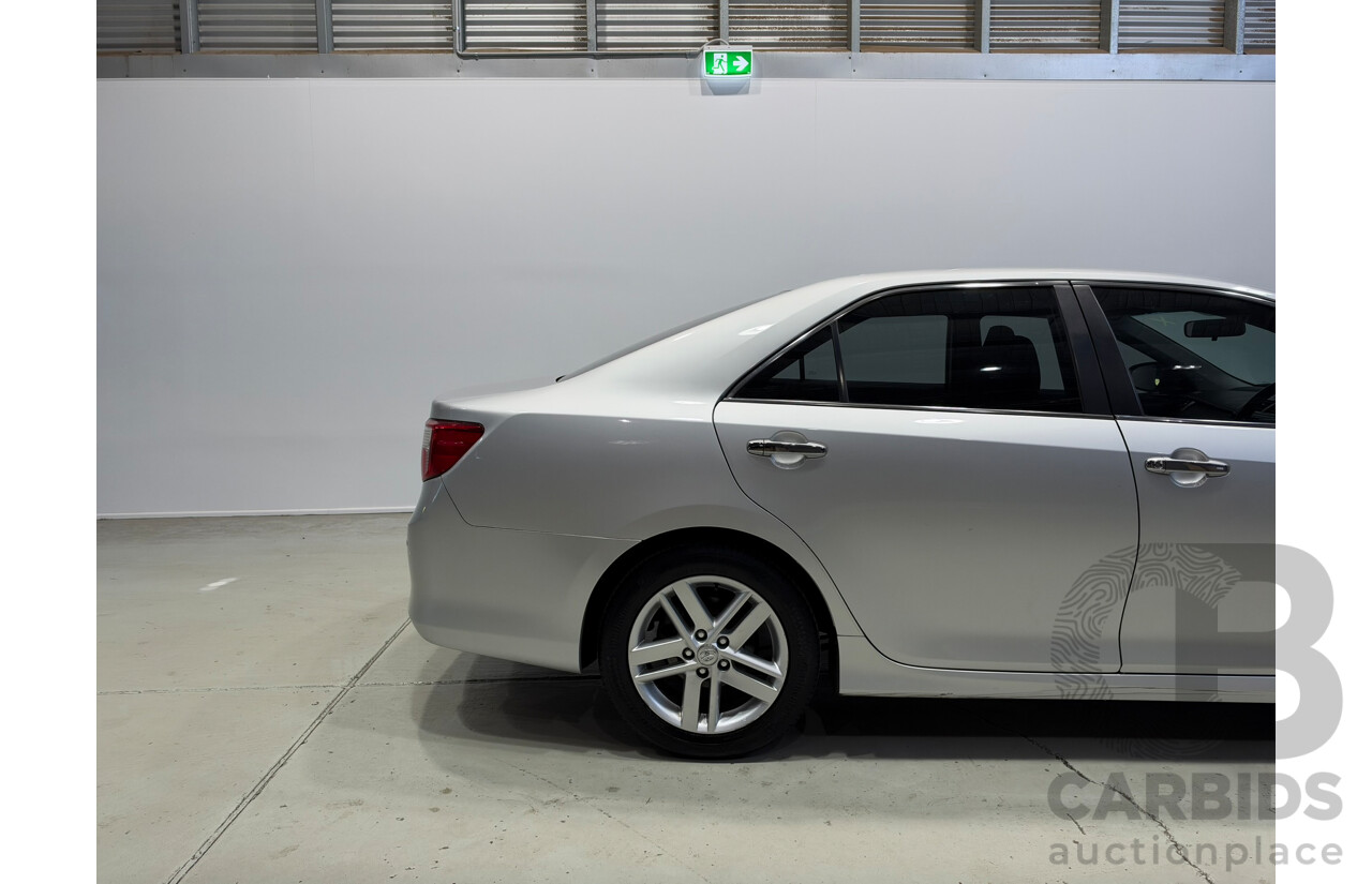 11/2013 Toyota Camry Atara S ASV50R 4d Sedan Silver Or Chrome 2.5L