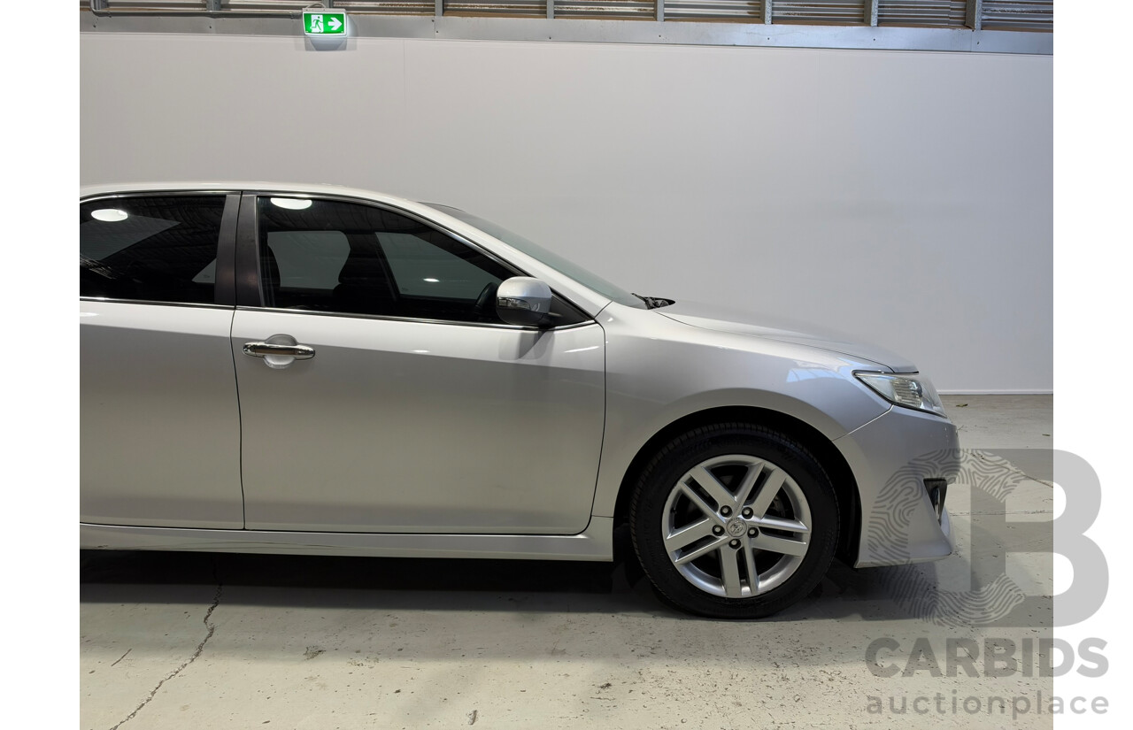 11/2013 Toyota Camry Atara S ASV50R 4d Sedan Silver Or Chrome 2.5L