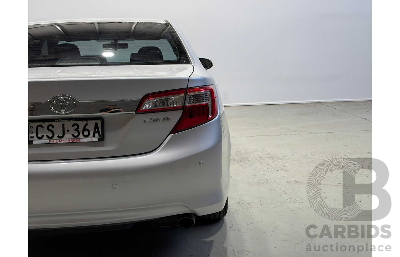 11/2013 Toyota Camry Atara S ASV50R 4d Sedan Silver Or Chrome 2.5L