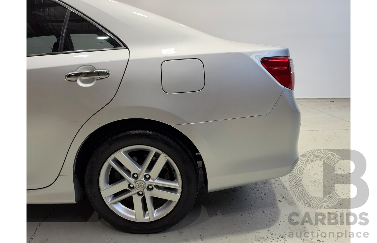 11/2013 Toyota Camry Atara S ASV50R 4d Sedan Silver Or Chrome 2.5L