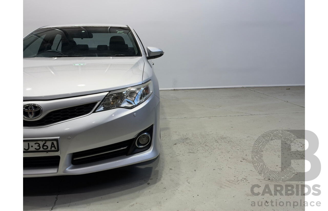 11/2013 Toyota Camry Atara S ASV50R 4d Sedan Silver Or Chrome 2.5L