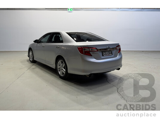 11/2013 Toyota Camry Atara S ASV50R 4d Sedan Silver Or Chrome 2.5L