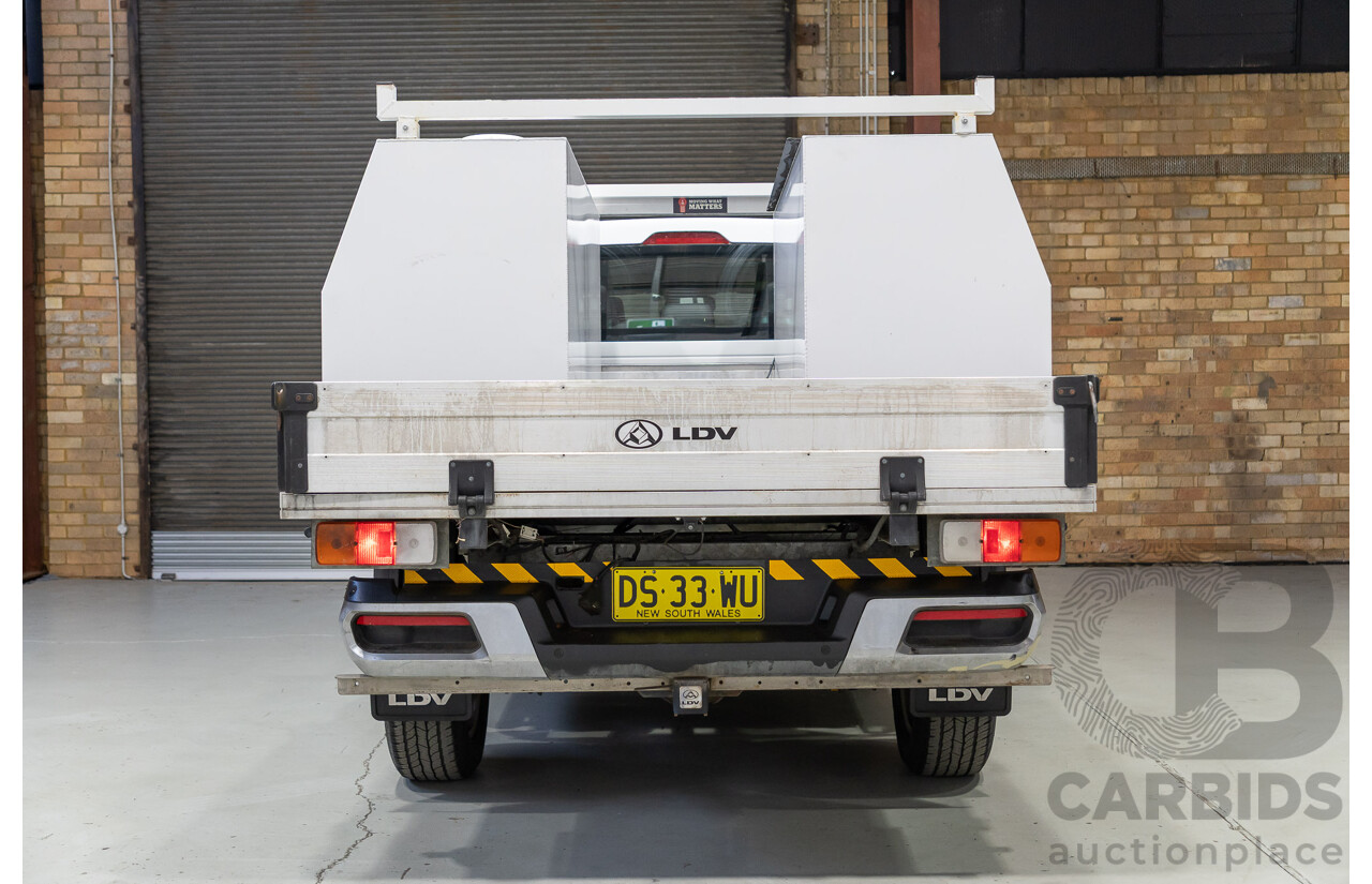 05/2018 LDV T60 Luxe (4x4) SK8C 4d Double Cab Utility Blanc White Turbo Diesel 2.8L
