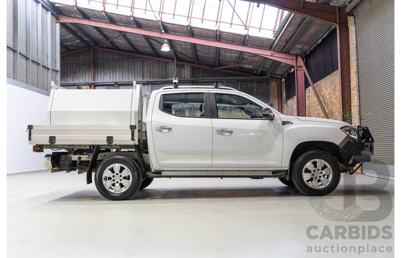 05/2018 LDV T60 Luxe (4x4) SK8C 4d Double Cab Utility Blanc White Turbo Diesel 2.8L