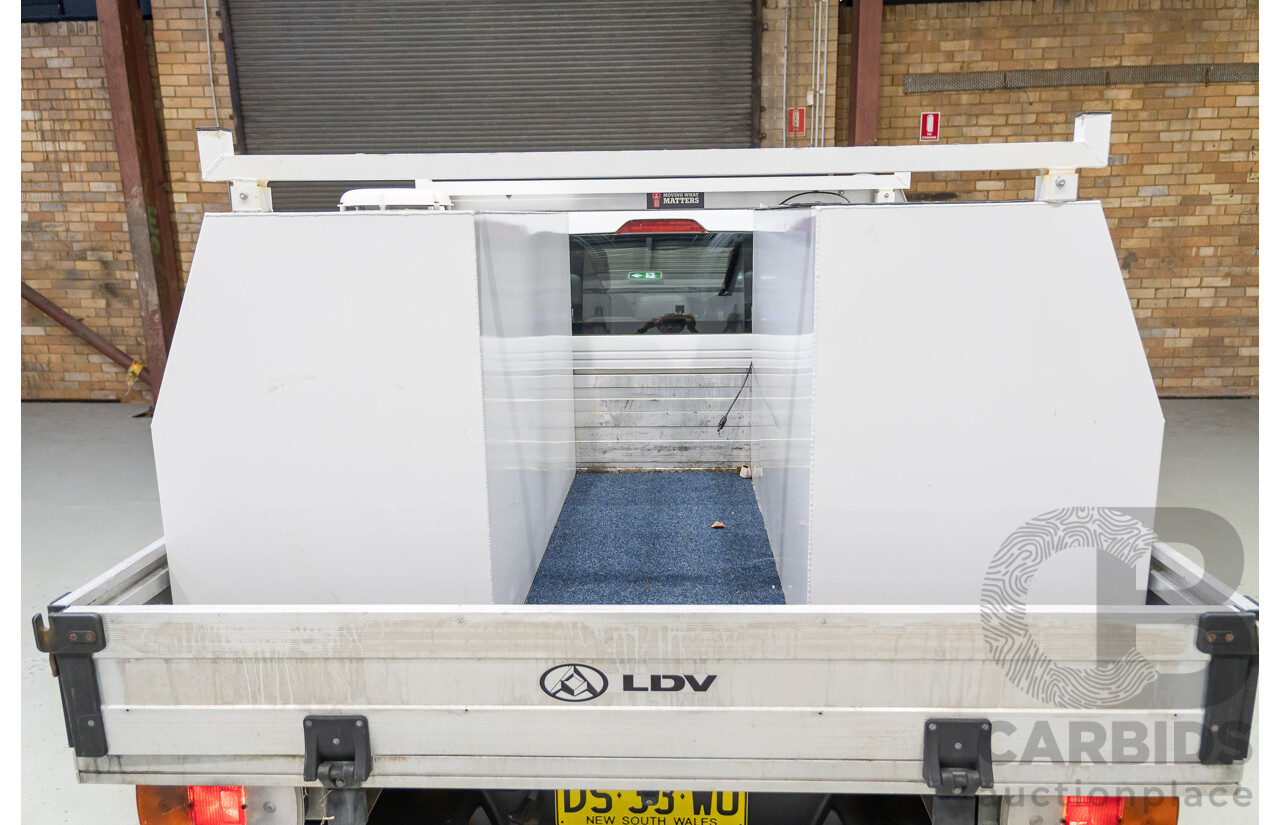 05/2018 LDV T60 Luxe (4x4) SK8C 4d Double Cab Utility Blanc White Turbo Diesel 2.8L