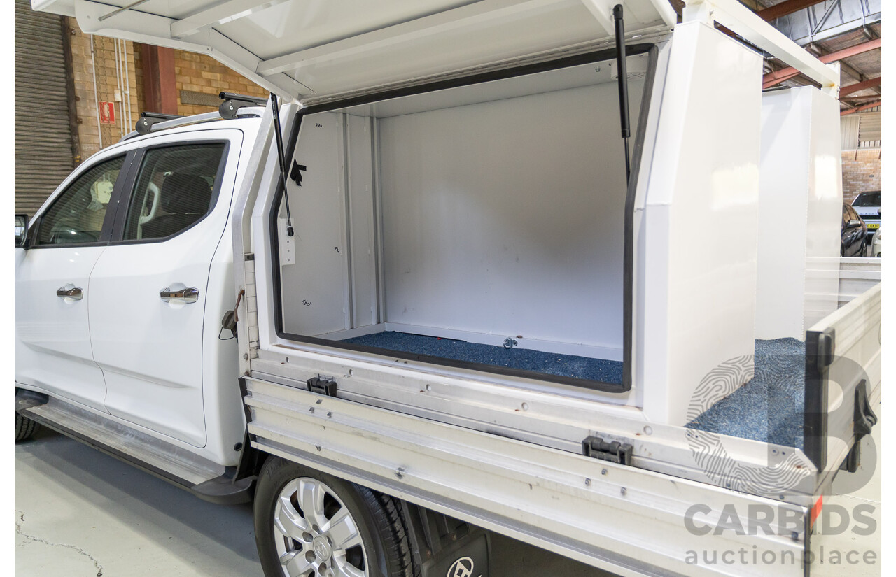 05/2018 LDV T60 Luxe (4x4) SK8C 4d Double Cab Utility Blanc White Turbo Diesel 2.8L