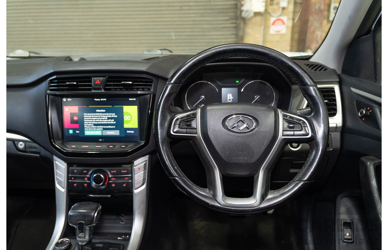 05/2018 LDV T60 Luxe (4x4) SK8C 4d Double Cab Utility Blanc White Turbo Diesel 2.8L
