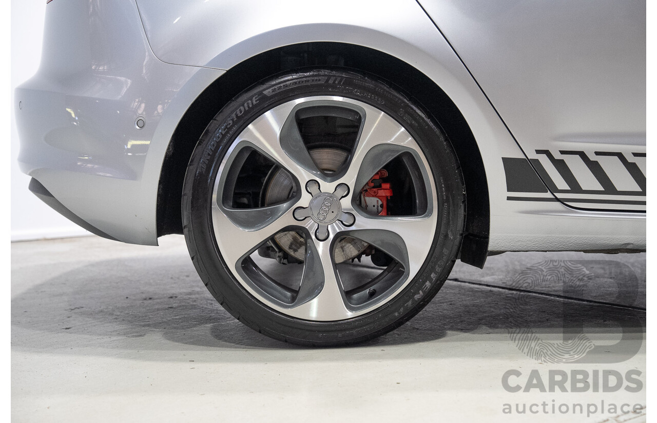 2/2015 Audi A3 Sportback TFSI Ambition 8V MY15 5d Hatchback Floret Silver Metallic Turbo 1.8L
