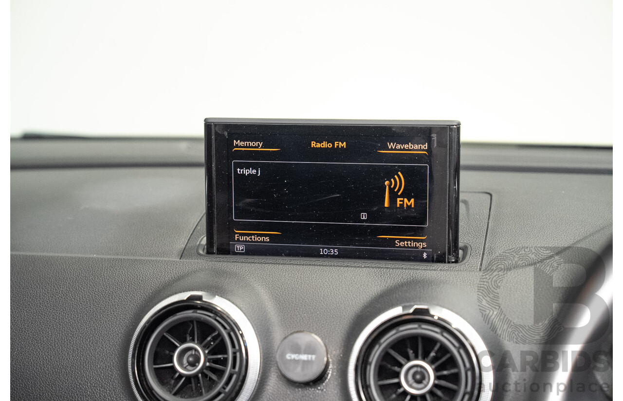 2/2015 Audi A3 Sportback TFSI Ambition 8V MY15 5d Hatchback Floret Silver Metallic Turbo 1.8L