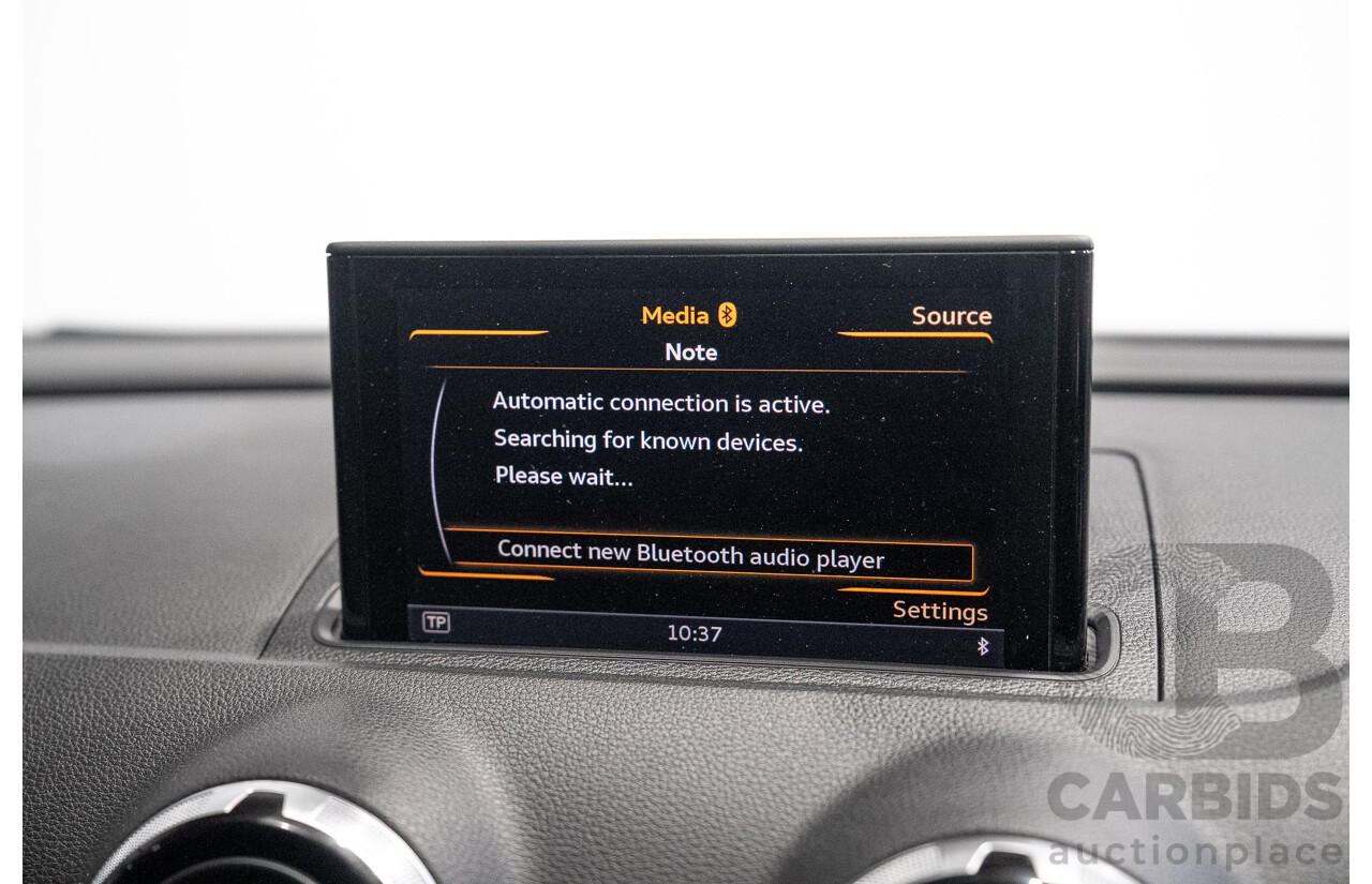 2/2015 Audi A3 Sportback TFSI Ambition 8V MY15 5d Hatchback Floret Silver Metallic Turbo 1.8L