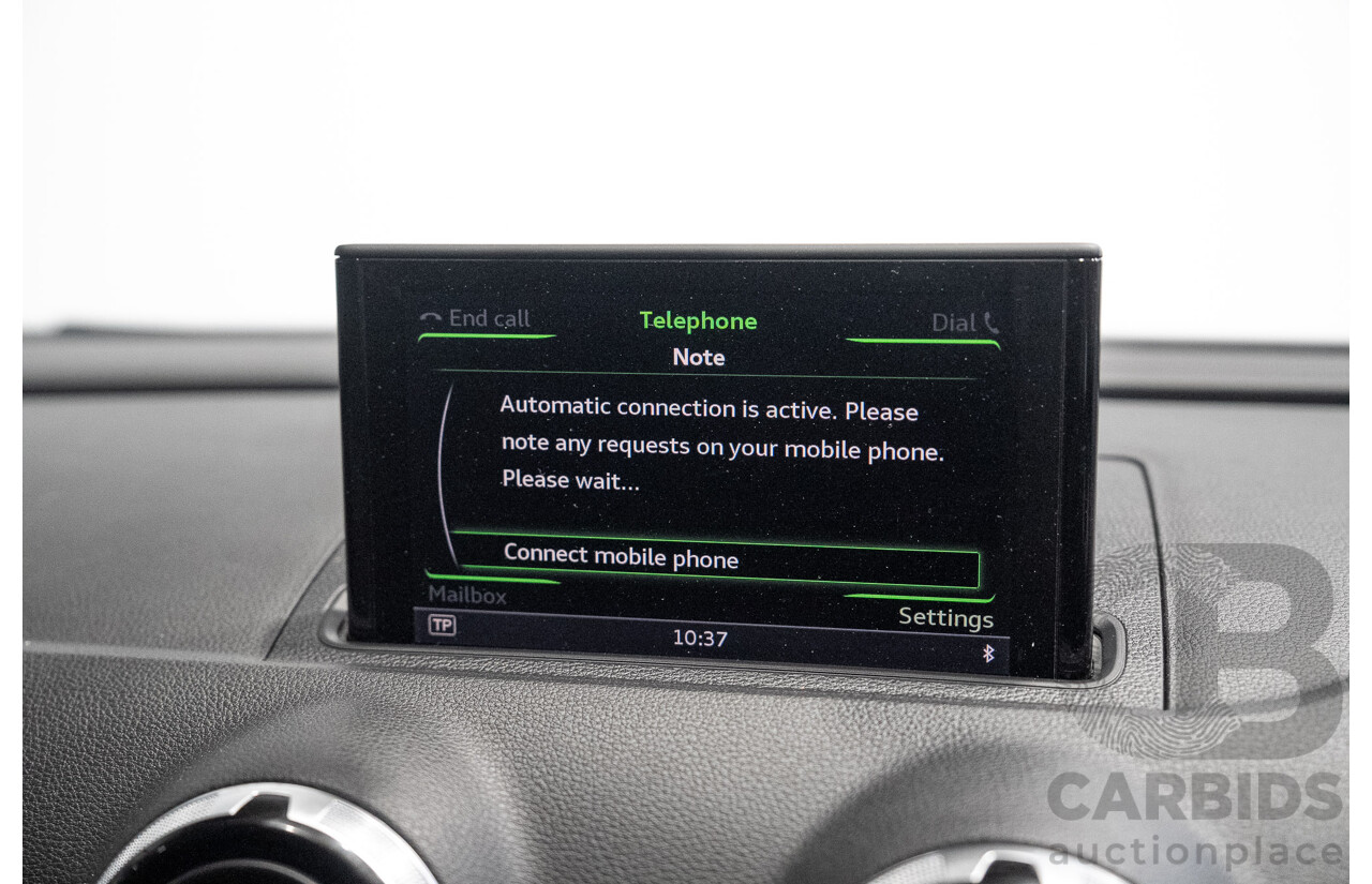 2/2015 Audi A3 Sportback TFSI Ambition 8V MY15 5d Hatchback Floret Silver Metallic Turbo 1.8L