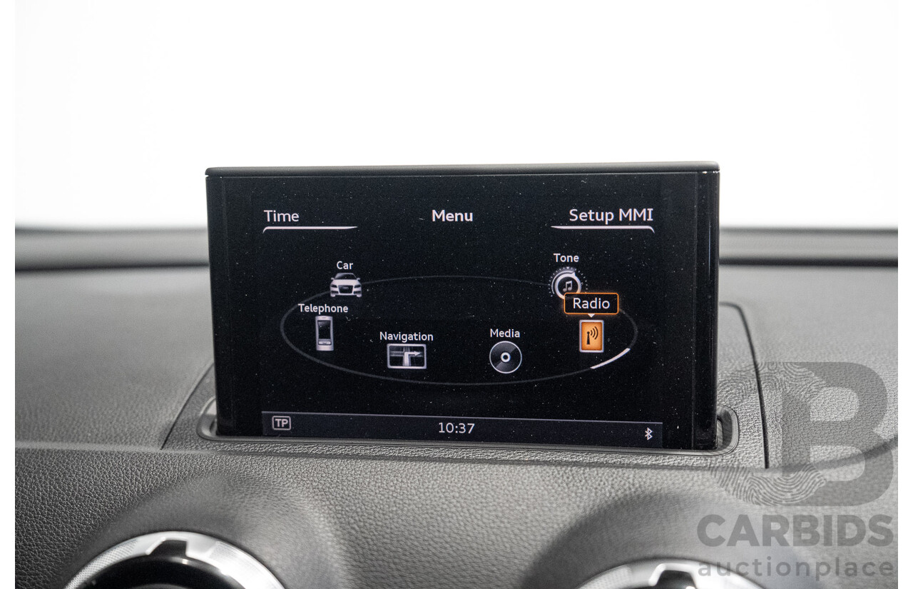 2/2015 Audi A3 Sportback TFSI Ambition 8V MY15 5d Hatchback Floret Silver Metallic Turbo 1.8L