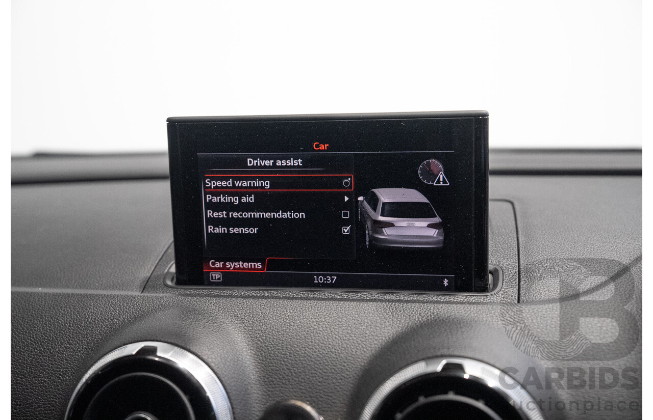 2/2015 Audi A3 Sportback TFSI Ambition 8V MY15 5d Hatchback Floret Silver Metallic Turbo 1.8L