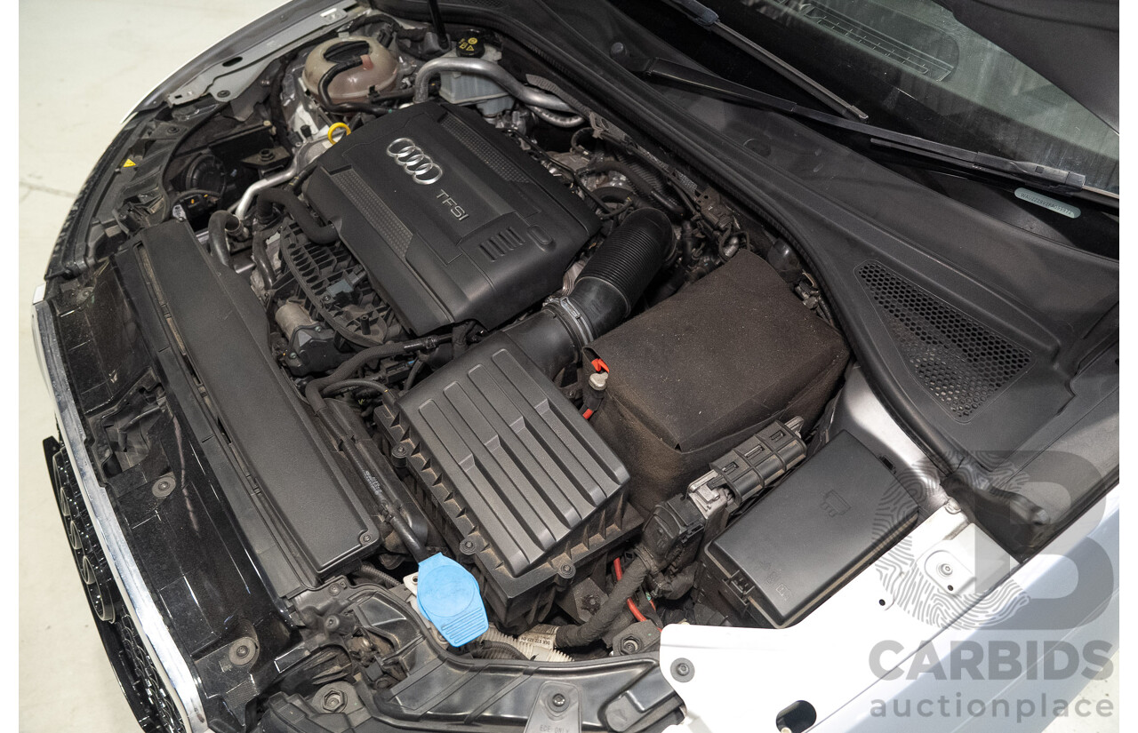 2/2015 Audi A3 Sportback TFSI Ambition 8V MY15 5d Hatchback Floret Silver Metallic Turbo 1.8L