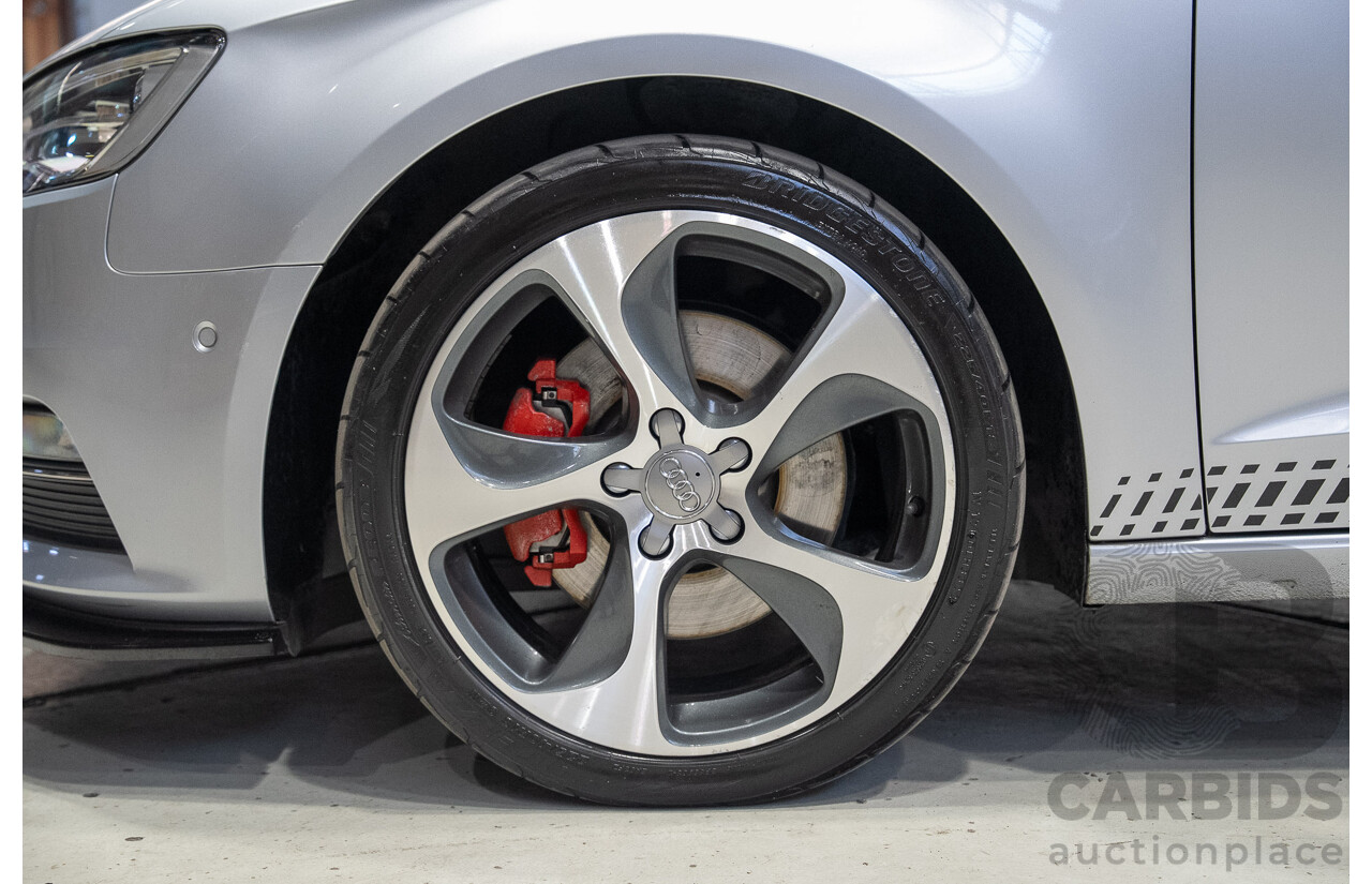 2/2015 Audi A3 Sportback TFSI Ambition 8V MY15 5d Hatchback Floret Silver Metallic Turbo 1.8L