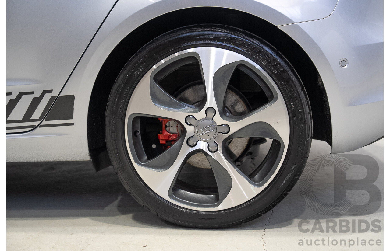 2/2015 Audi A3 Sportback TFSI Ambition 8V MY15 5d Hatchback Floret Silver Metallic Turbo 1.8L