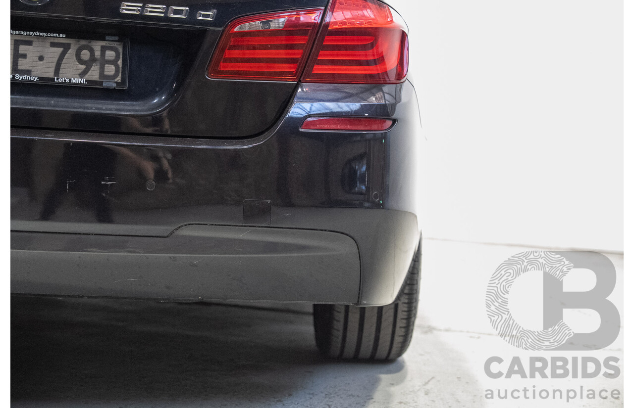 3/2012 BMW 520d M Sport F10 MY12 4d Sedan Carbon Black Metallic Turbo 2.0L
