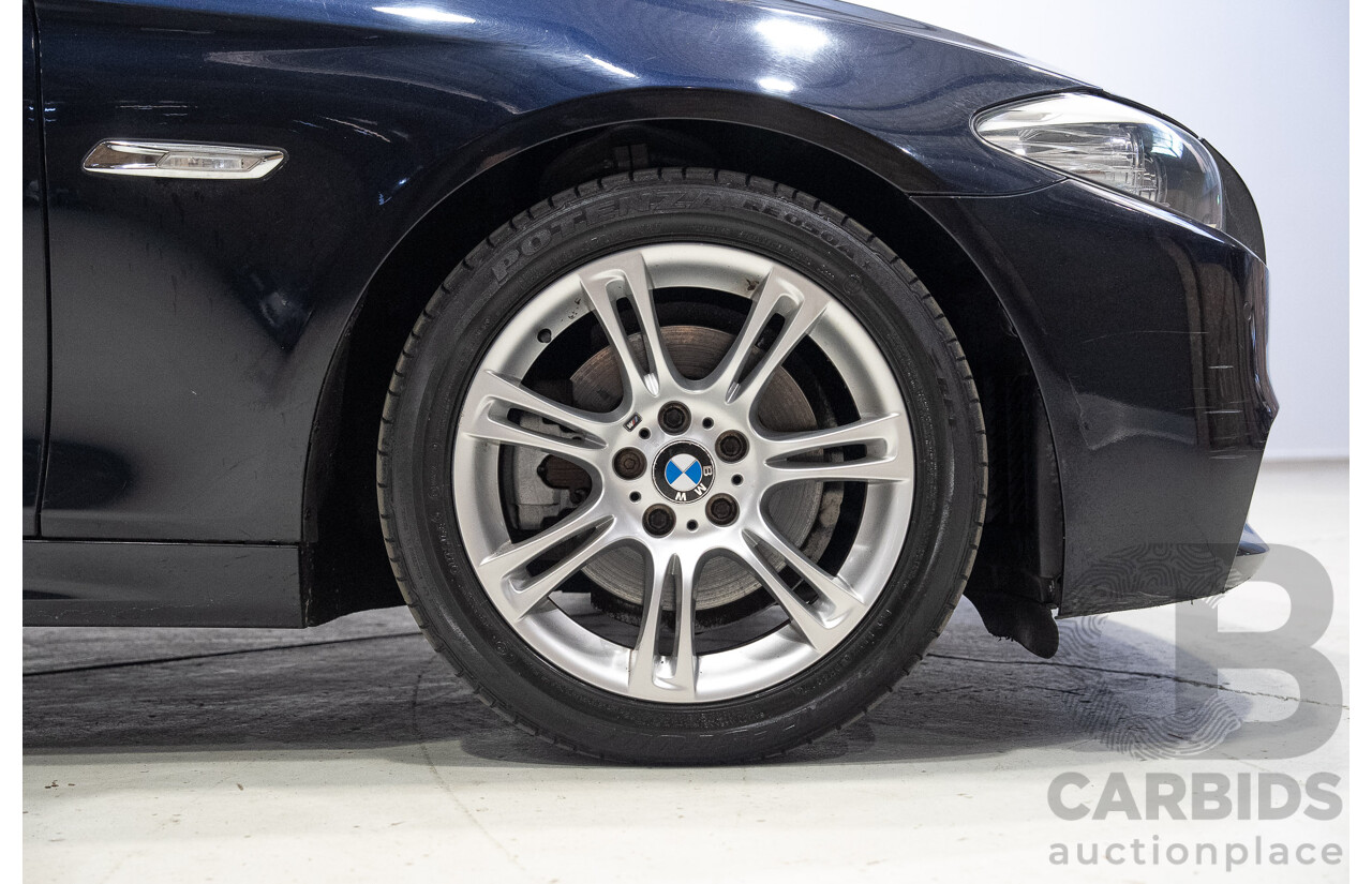 3/2012 BMW 520d M Sport F10 MY12 4d Sedan Carbon Black Metallic Turbo 2.0L