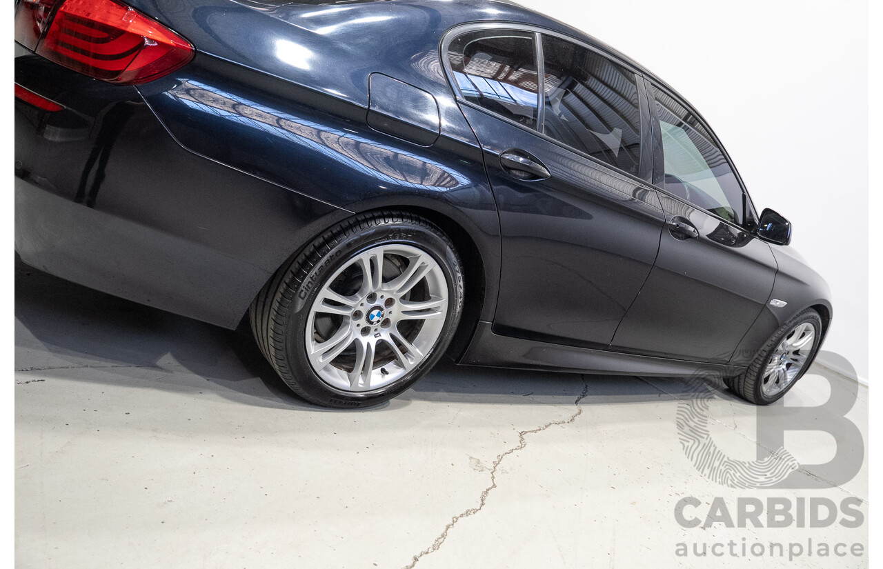 3/2012 BMW 520d M Sport F10 MY12 4d Sedan Carbon Black Metallic Turbo 2.0L