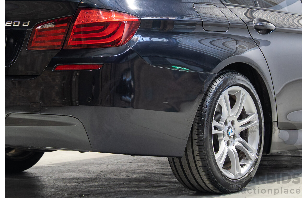 3/2012 BMW 520d M Sport F10 MY12 4d Sedan Carbon Black Metallic Turbo 2.0L