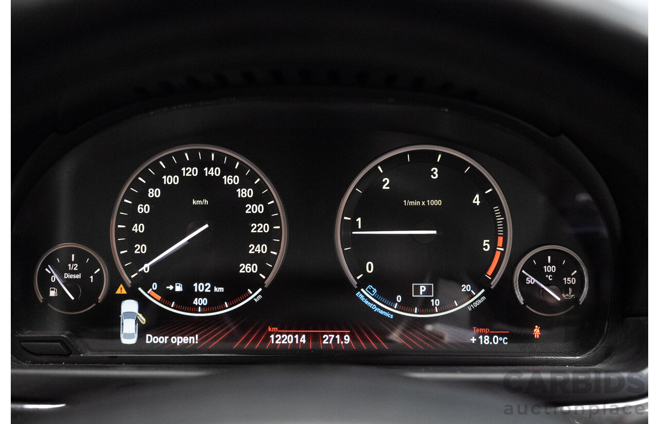 3/2012 BMW 520d M Sport F10 MY12 4d Sedan Carbon Black Metallic Turbo 2.0L