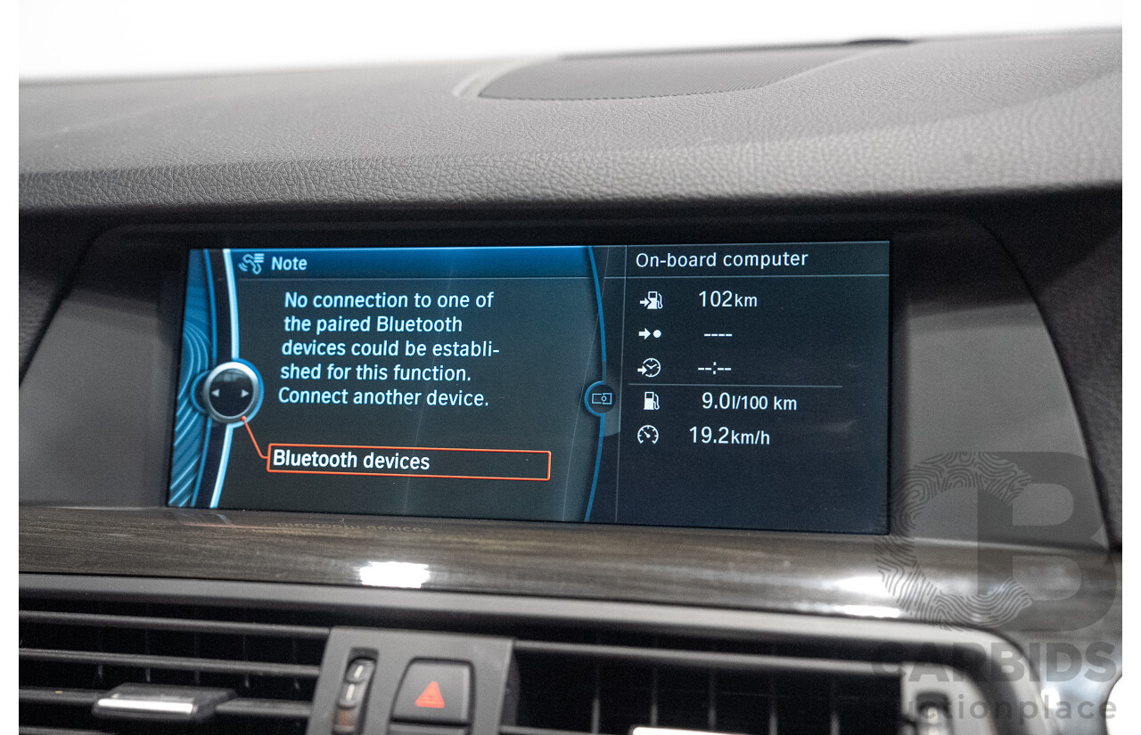 3/2012 BMW 520d M Sport F10 MY12 4d Sedan Carbon Black Metallic Turbo 2.0L