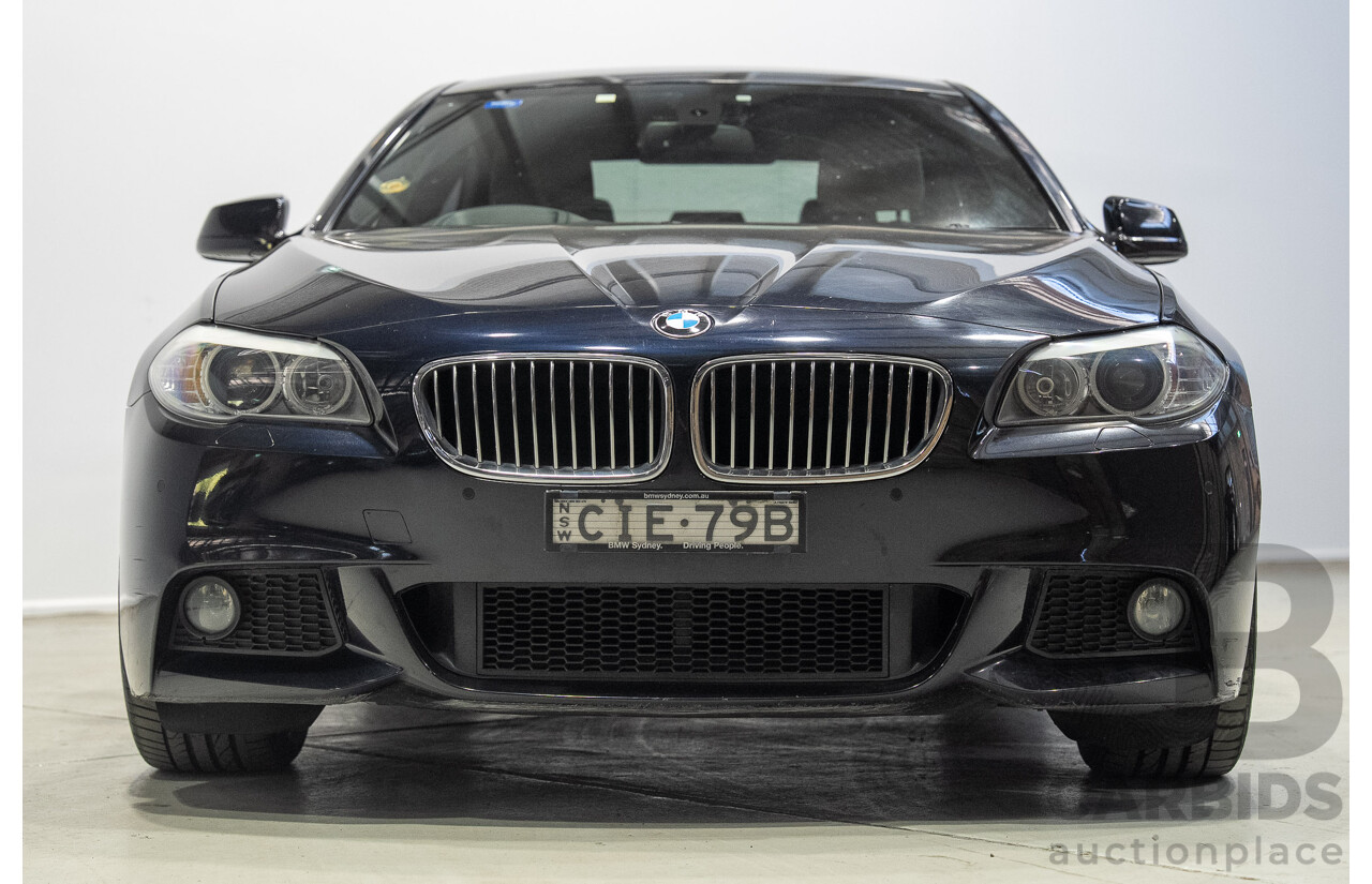 3/2012 BMW 520d M Sport F10 MY12 4d Sedan Carbon Black Metallic Turbo 2.0L